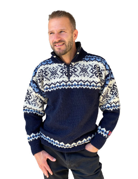 Nordlys den reisende unisex marineblå