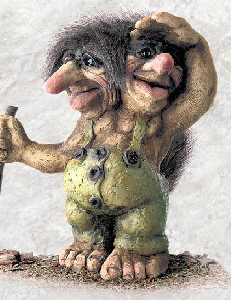 A due teste troll