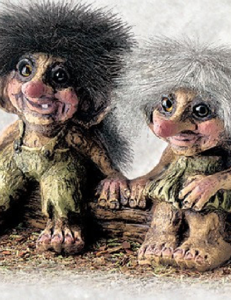 Troll Jungen und Mädchen