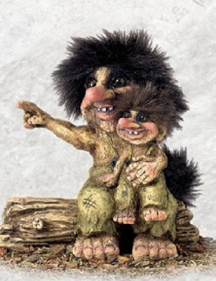 Padre e figlio troll