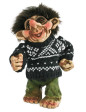 Troll with grey sweater