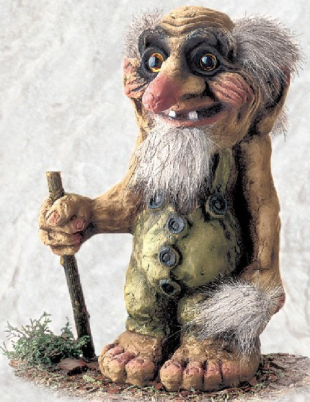 Troll med en pinne
