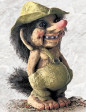 Niño con sombrero de duende