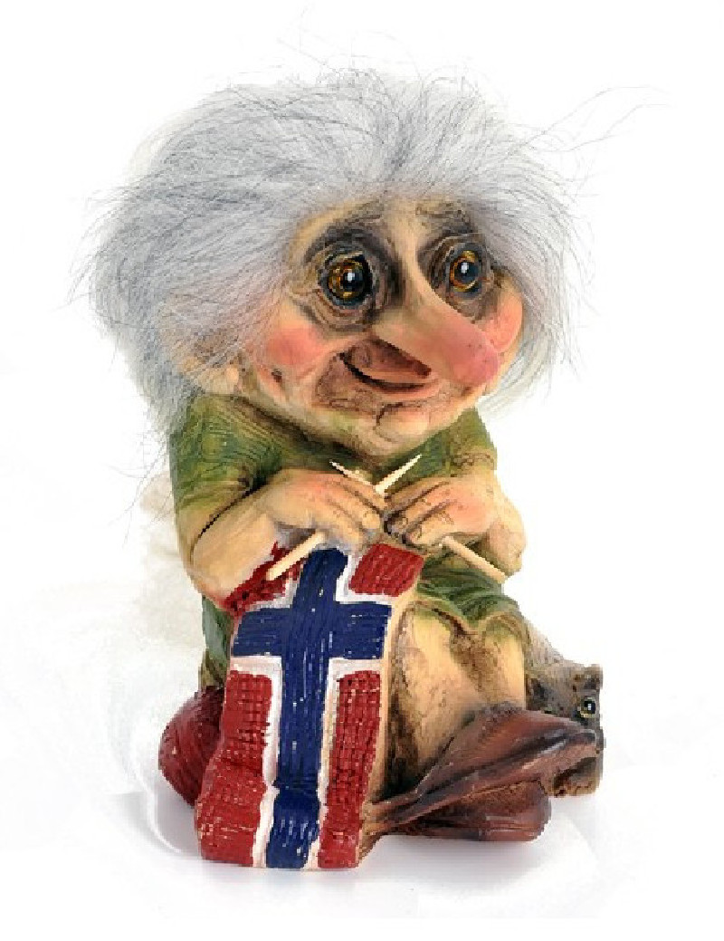 Bestemor troll strikking