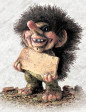 Troll con name plate