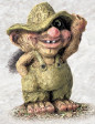 Troll ragazzo con cappello