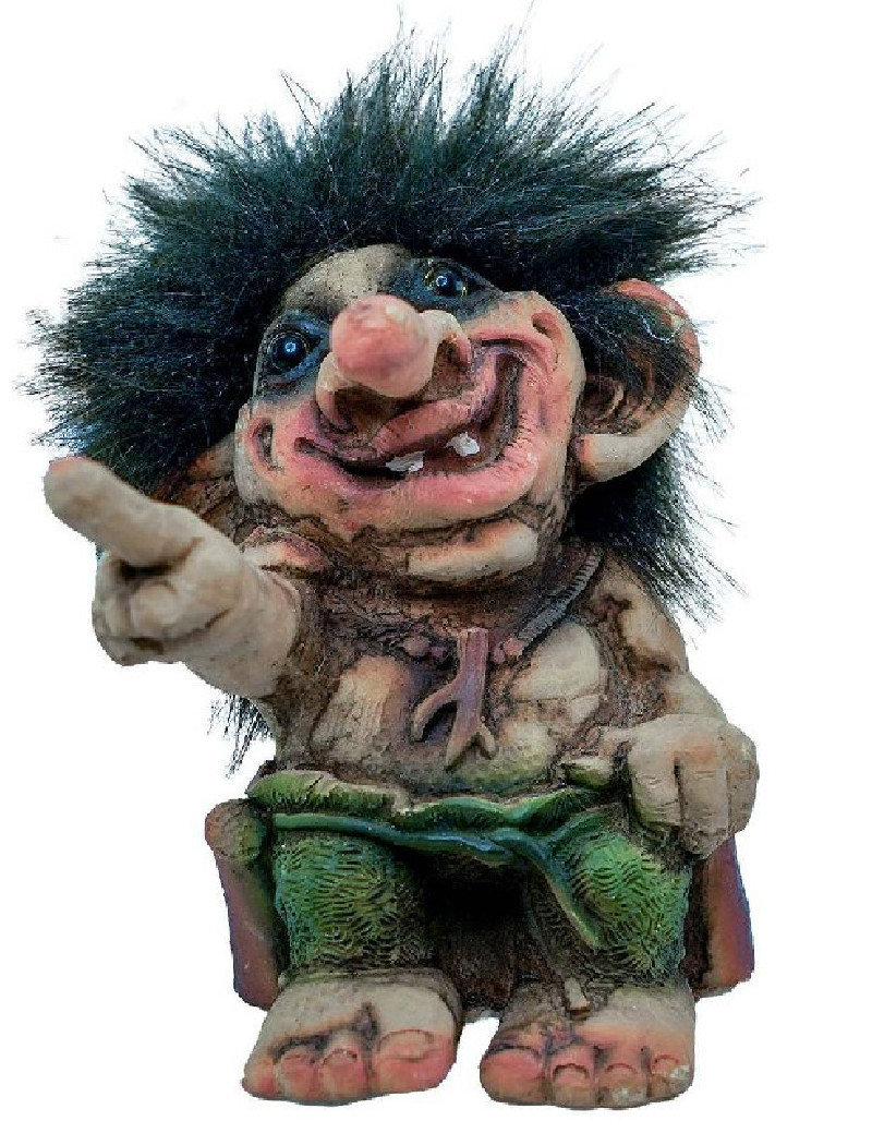Troll che indica