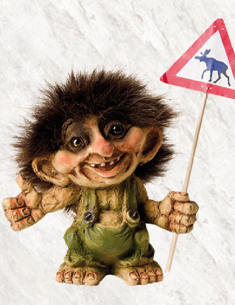 Troll med elg tegn