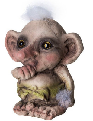 Spedbarn troll suge tommelen