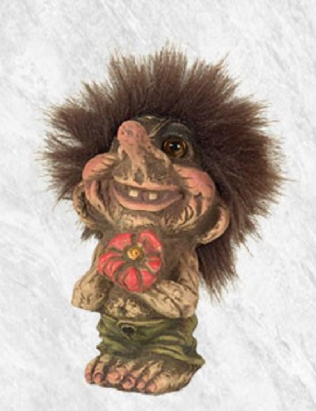 Troll ragazzo con fiore
