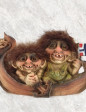 Trolls on a vichingo boat