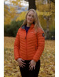 Dunjakke dame oransje