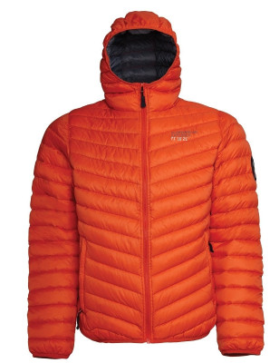 Dunjakke dame oransje