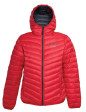 Piumino Ultraleggero giacca con cappuccio, donna, rosso