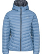 Piumino Ultraleggero giacca con cappuccio, donna, Acciaio blu