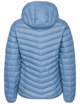 Piumino Ultraleggero giacca con cappuccio, donna, Acciaio blu