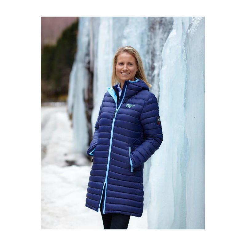 Piumino Ultraleggero cappotto blu marino, donna