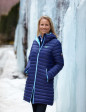 Piumino Ultraleggero cappotto blu marino, donna
