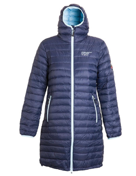 Piumino Ultraleggero cappotto blu marino, donna