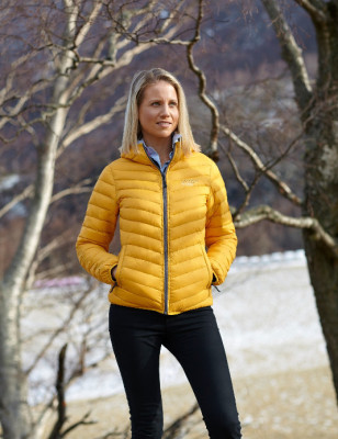 Piumino Ultraleggero giacca giallo, donna