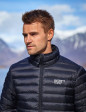 Ultraligero Chaqueta de plumas Negro, Sin capucha, Unisex
