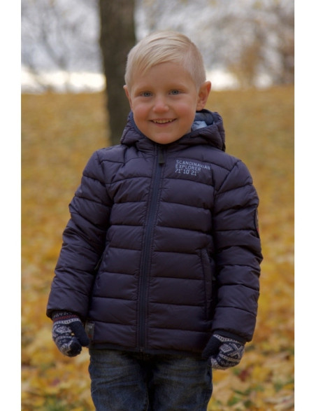 Piumino Ultraleggero giacca Bambini blu marino