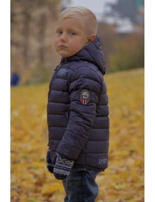 Piumino Ultraleggero giacca Bambini blu marino
