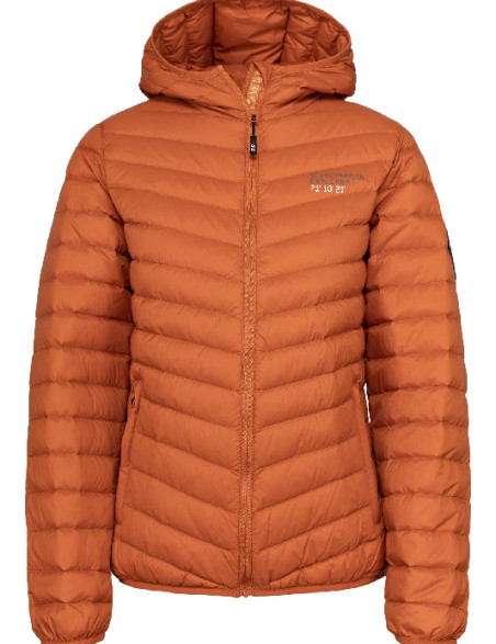 Piumino Ultraleggero giacca Rusty arancione, donna