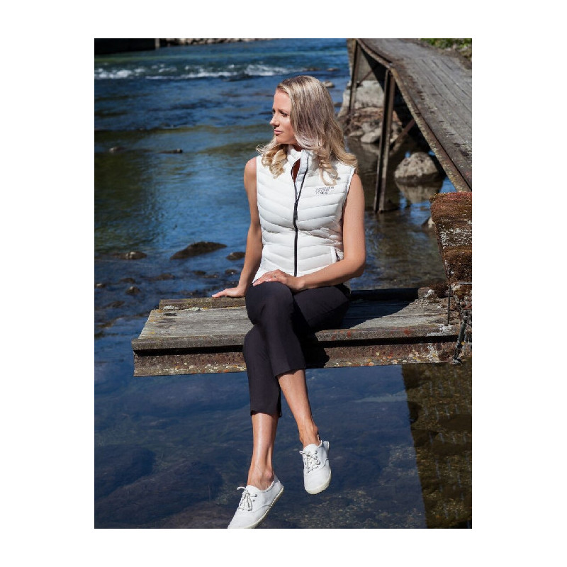 Piumino Ultraleggero gilet donna bianco