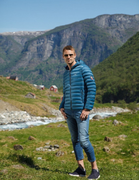 Piumino Ultraleggero giacca Ocean blu