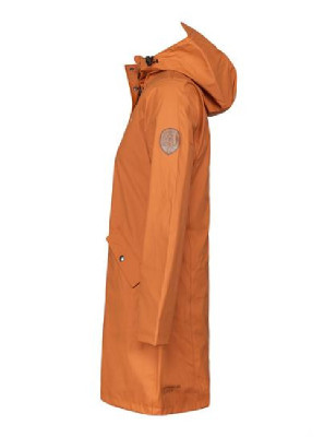 Pioggia cappotto donna arancione