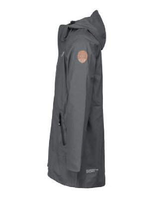 Regenmantel Unisex Dunkelgrau