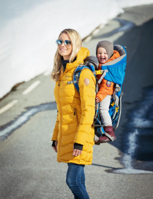 Winter cappotto piumino giallo