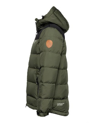 Heavy Unisex piumino giacca verde /nero