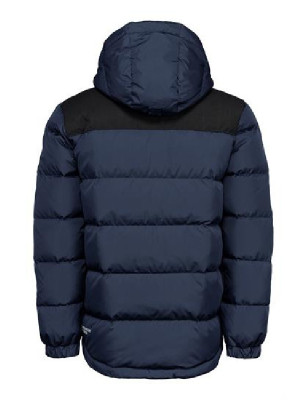 Vinter Dunjakke marine/Sort