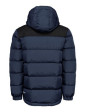 Pesado Unisex Chaqueta de plumas Azul marino/Negro