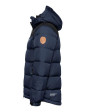 Pesado Unisex Chaqueta de plumas Azul marino/Negro