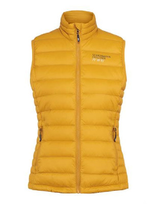 Piumino Ultraleggero gilet giallo