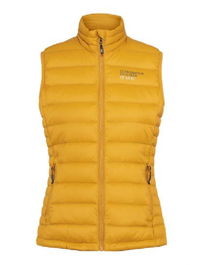Piumino Ultraleggero gilet giallo