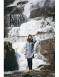 Impermeable Mujer gris claro