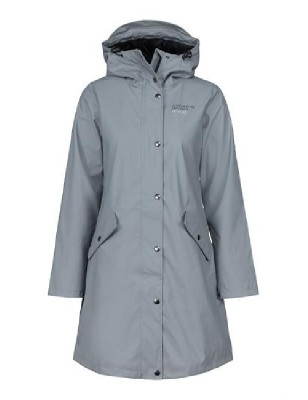 Impermeable Mujer gris claro