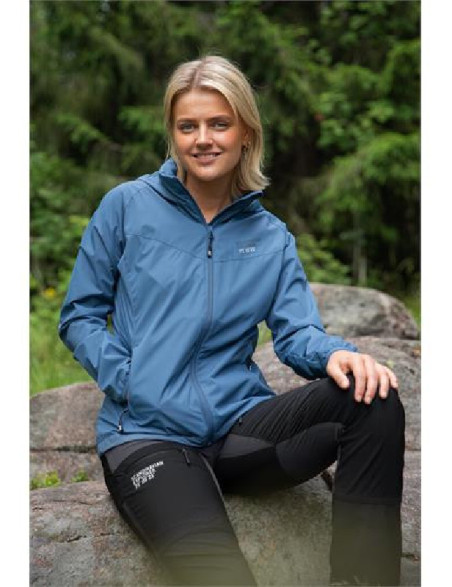 Shell giacca donna, Acciaio blu