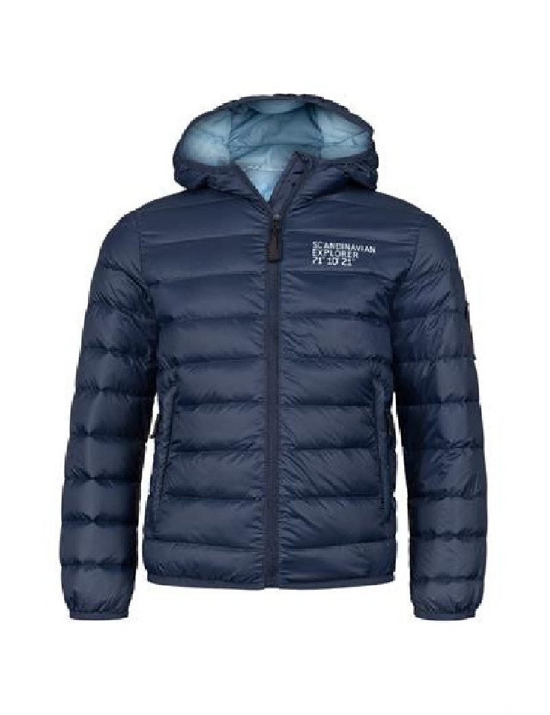 Piumino Ultraleggero giacca Bambini blu marino