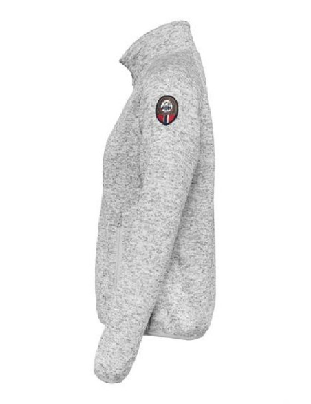 Pile giacca donna grigio