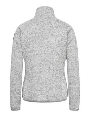 Pile giacca donna grigio