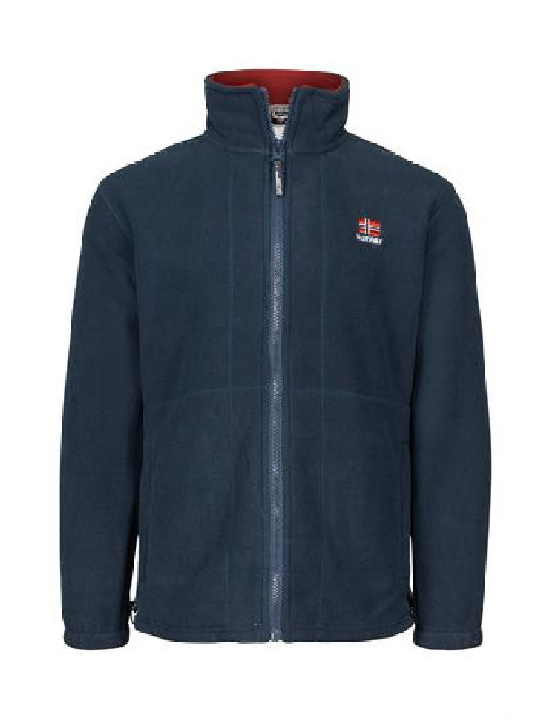 Mocca forro polar Hombre Azul marino