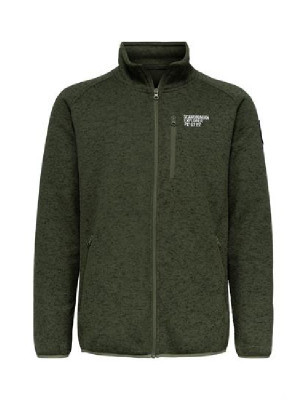 Fleece jakke unisex grønn