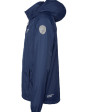 Chaqueta cortavientos unisex azul marino