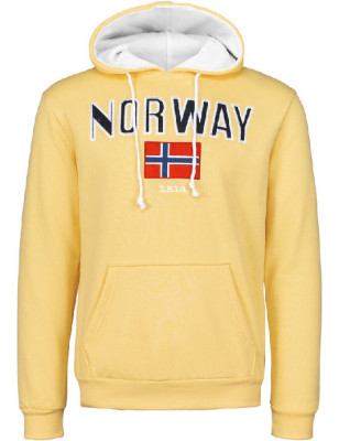 Norway felpa con cappuccio giallo