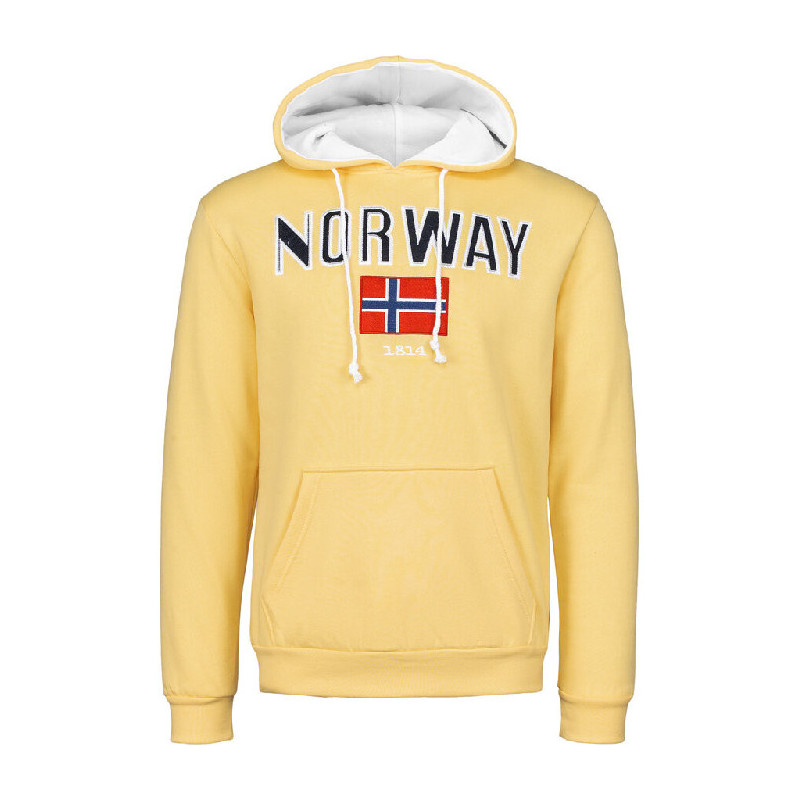 Norway hettegenser gul